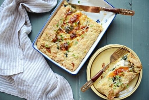 pastel de verduras facil