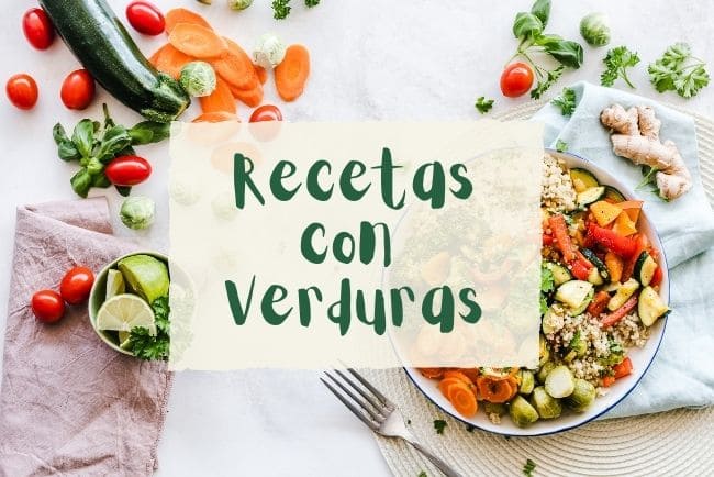 Menús saludables con verduras